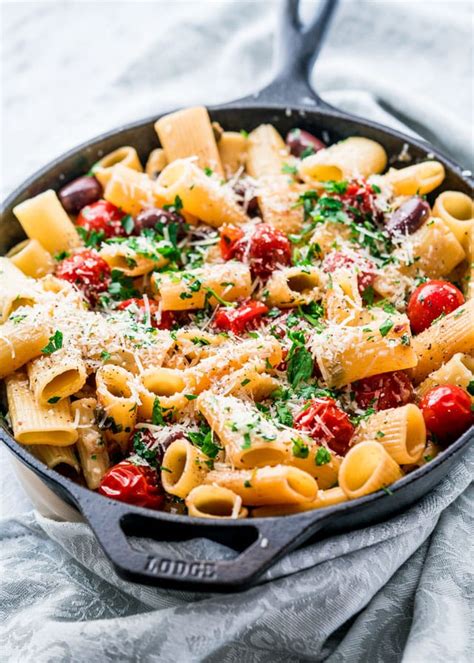 Ribeye Steak Pasta Puttanesca .